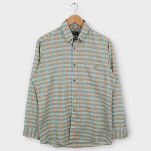 Vintage‎ Par Four Sportswear Men’s Button Shirt Size Medium Check Plaid